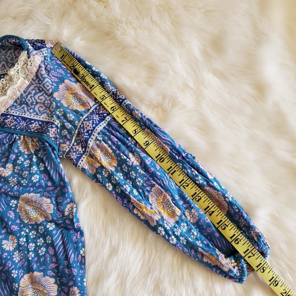 Free People Sweet Poland Boho Peasant Tunic Top XS - Picture 16 of 16